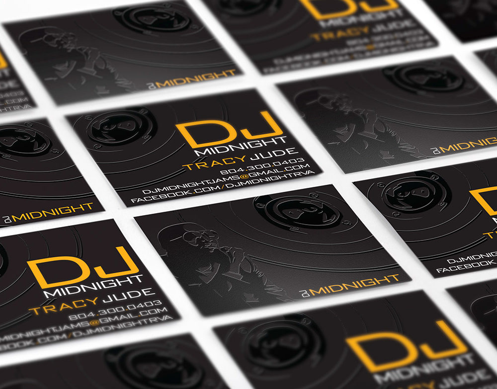 DJ Midnight Business Cards