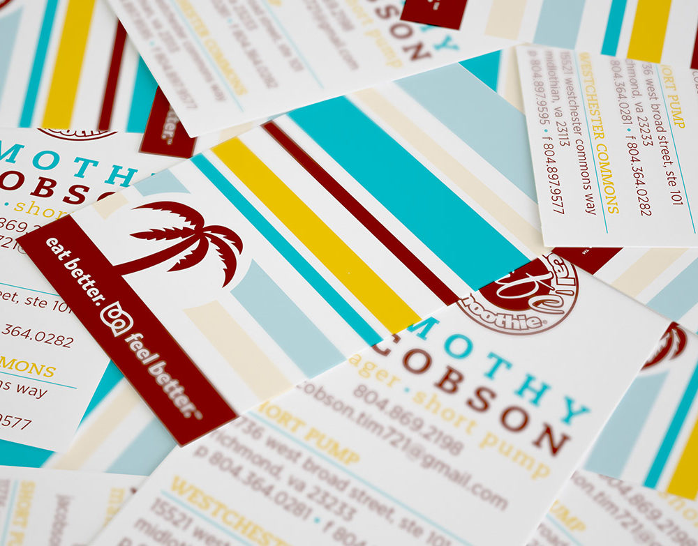 Tropical Smoothie Business Cards