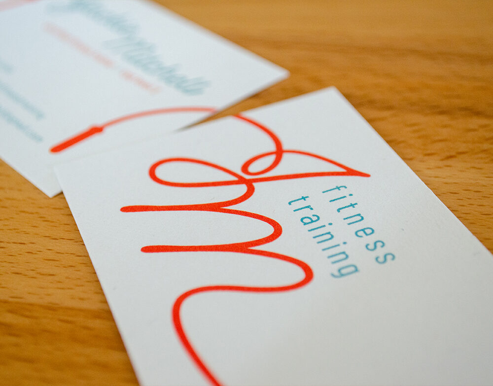 JM Fitness Training Business Cards